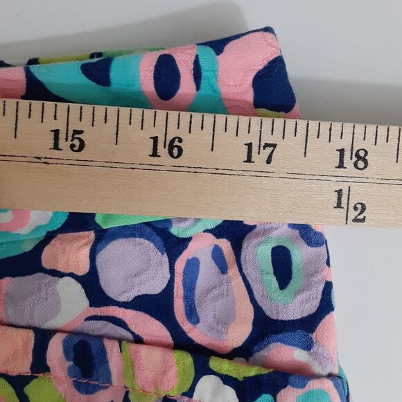 Lilly Pulitzer Ellie Shorts Gypsy Jungle Womens 8 Mosaic Multi Art Deco Preppy - Picture 9 of 11